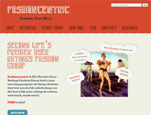 Tablet Screenshot of fashioncentric.net